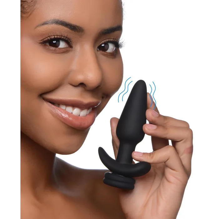 Interchangeable 10X Vibrating Small Silicone Anal Plug with Remote Tailz Male Sex Toys Interchangeable 10X Vibrating Small Silicone Anal Plug with Remote Tailz Male Sex Toys