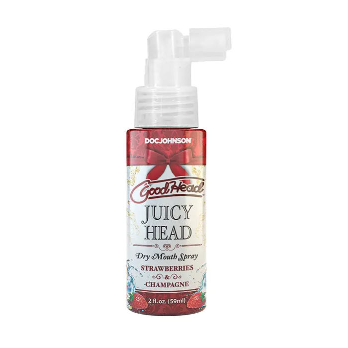 Male Sex Toys Doc Johnson GoodHead Juicy Head Dry Mouth Spray Strawberries Champagne 2 oz Male Sex Toys Doc Johnson GoodHead Juicy Head Dry Mouth Spray Strawberries Champagne 2 oz