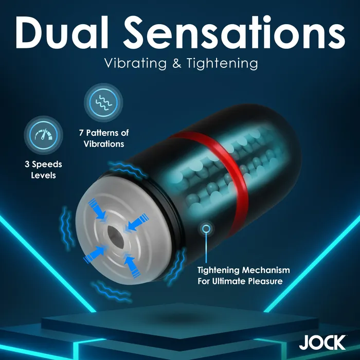 Male Sex Toys JOCK JOCK Tightening Vibrating Masturbator