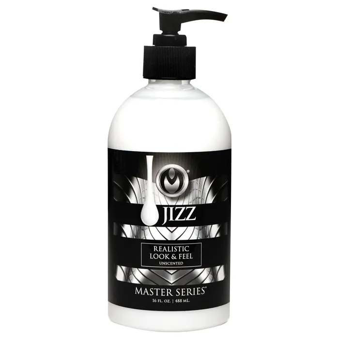 Master Series Vibrators Jizz Unscented WaterBased Lube 16oz