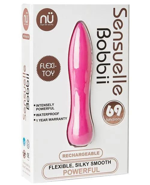 Novel Creations Usa INC Vibrators Nu Sensuelle Bobbii Flexible Vibe 69 Function