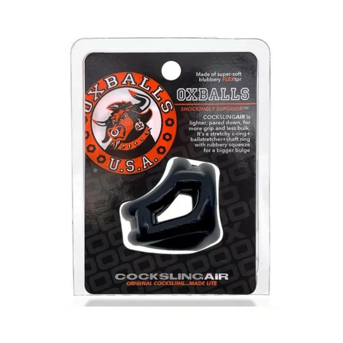 Oxballs Cocksling Air Flextpr Black Blue Ox Designs Oxballs Anal