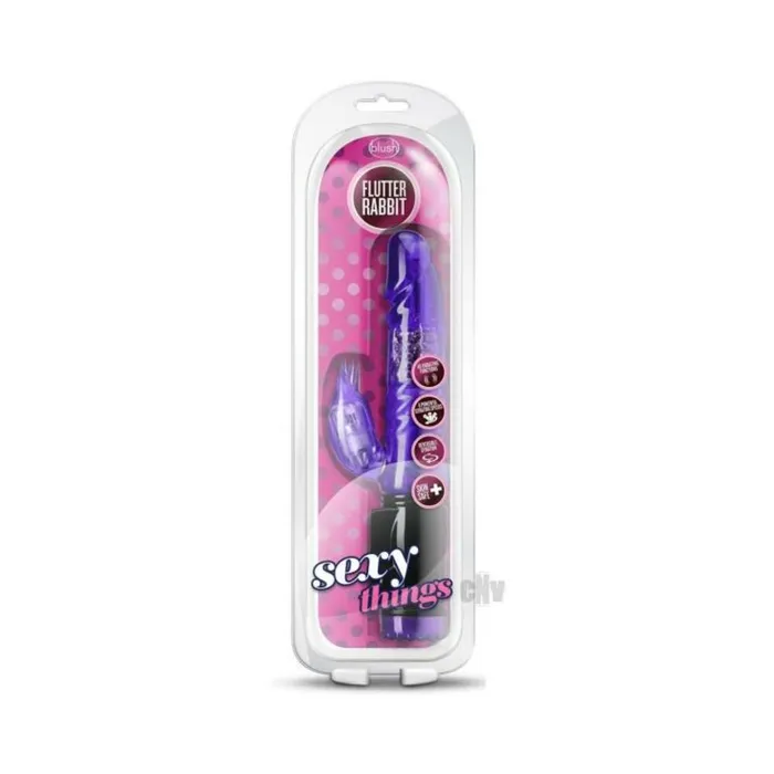 Sexy Things Flutter Rabbit Purple Blush Vibrators