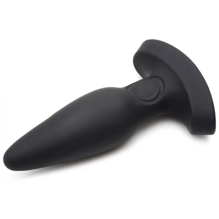 Thunderplugs 25X Pulsing Vibrating Silicone Plug w LCD Remote Anal
