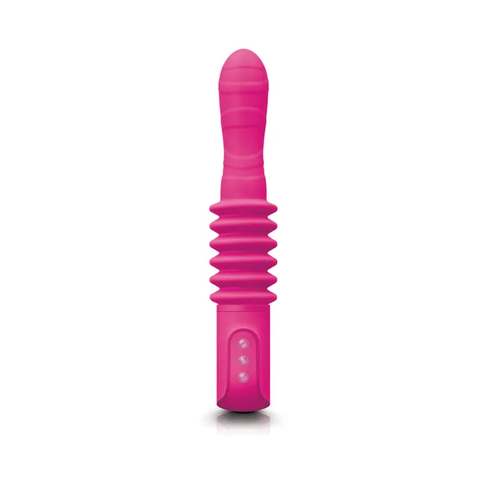 Vibrators New Sensations Novelties Inc Inya Deep Stroker Pink Thrusting Vibrator