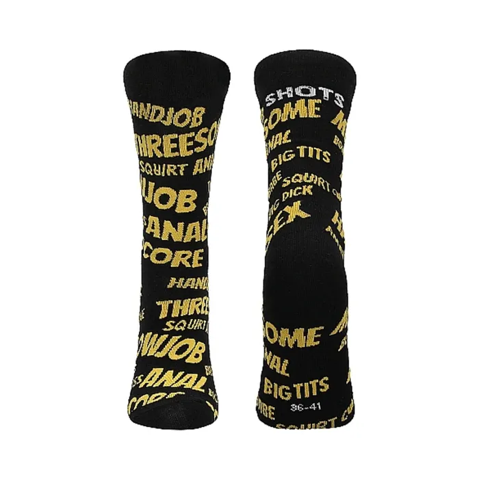 Vibrators Shots America LLC Shots Socks Sexy Words Ml