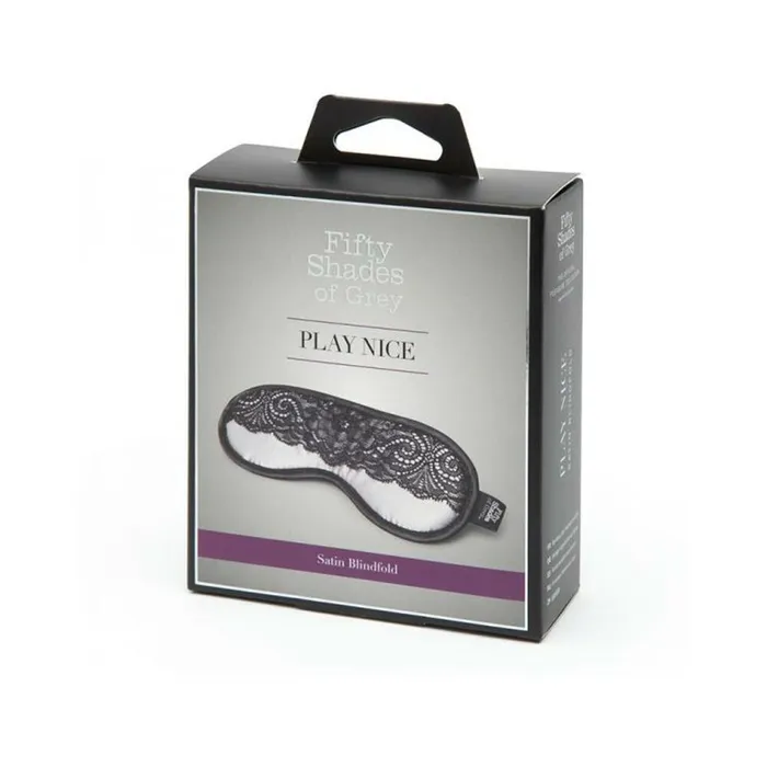 WeVibe Vibrators Fifty Shades Of Grey Play Nice Satin Lace Blindfold