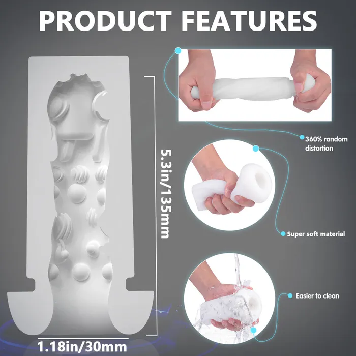 YoYoLemon Male Sex Toys YoYoLemon Male Masturbator with Vibrating Sucking and Squeeze Realistic Sex Toys for Men Pocket Pussy