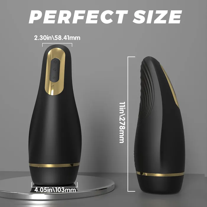 YoYoLemon Male Sex Toys YoYoLemon Male Masturbator with Vibrating Sucking and Squeeze Realistic Sex Toys for Men Pocket Pussy