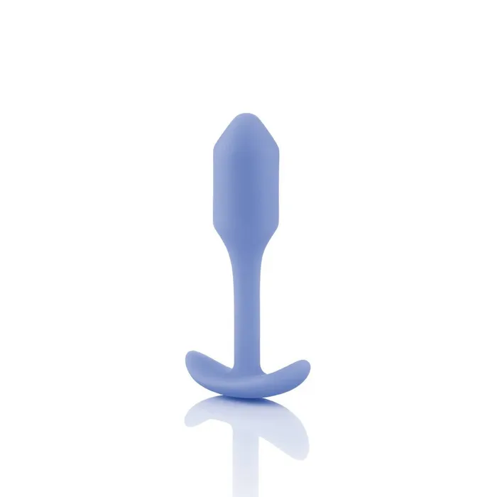 Anal bVibe bVibe Snug Plug 1 Weighted Silicone Butt Plug Violet