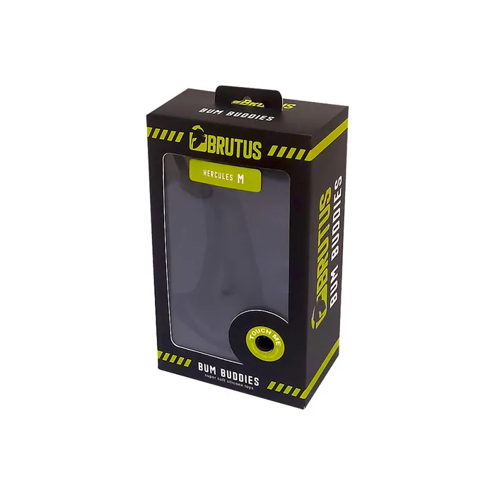Anal Brutus Brutus Bum Buddy Hercules Butt Plug Black Medium