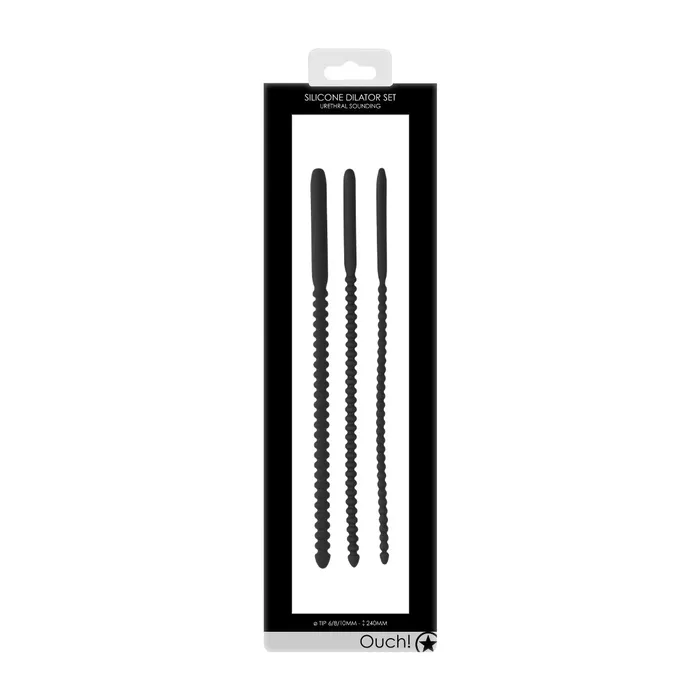 Anal Ouch Ouch Silicone Dilator Penis Plug Set