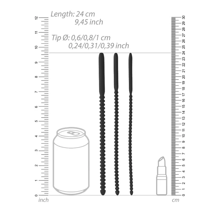 Anal Ouch Ouch Silicone Dilator Penis Plug Set