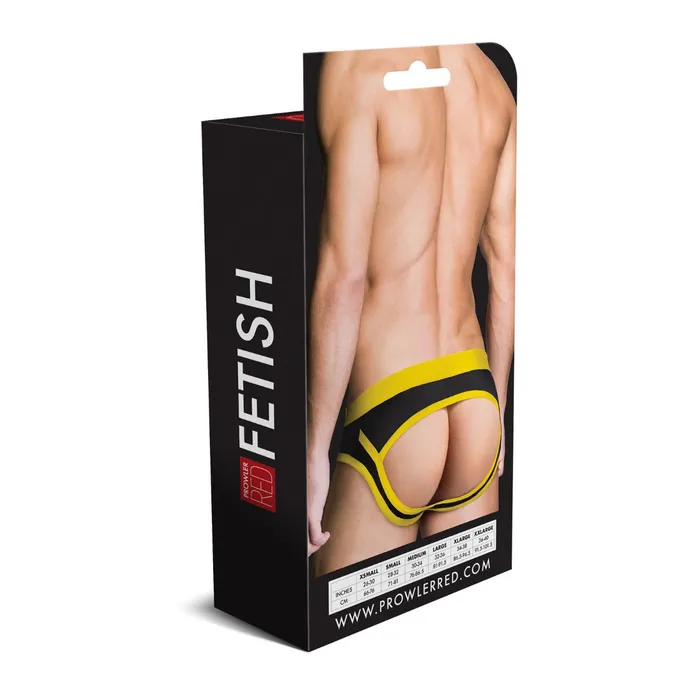 Anal Prowler RED Prowler RED Assless Brief Yellow