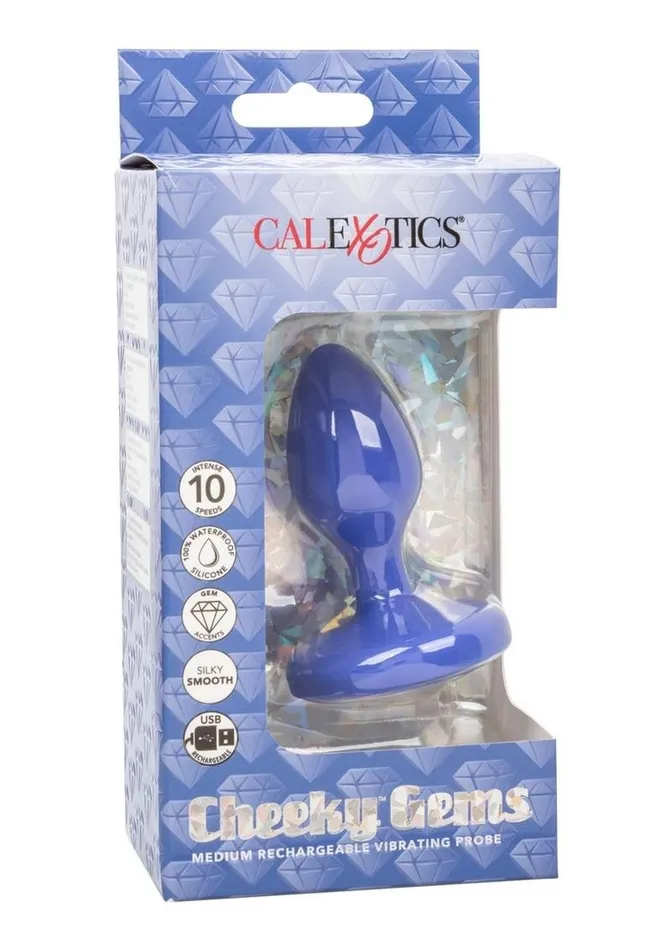 Cheeky Gems Rechargeable Silicone Vibrating Probe Cheeky Female Sex Toys