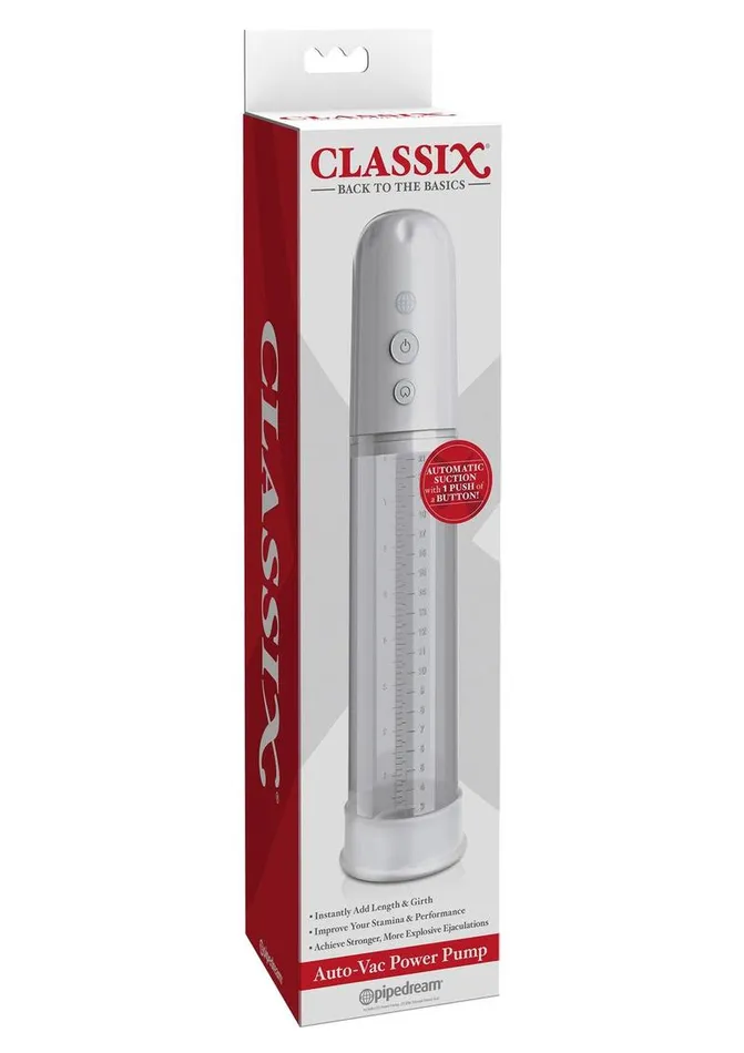 Classix AutoVac Power Pump Penis Enlargement System Classix Male Sex Toys Classix AutoVac Power Pump Penis Enlargement System Classix Male Sex Toys