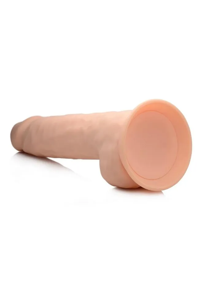Dildos FleshStixxx Fleshstixxx Dual Density Silicone Bendable Dong with Balls