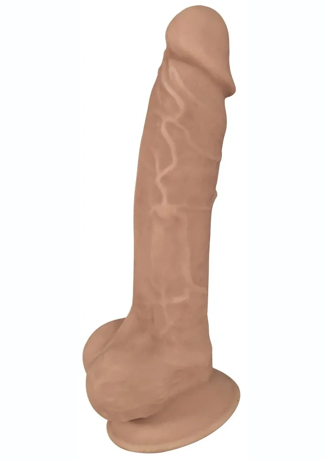 Dildos FleshStixxx Fleshstixxx Dual Density Silicone Bendable Dong with Balls
