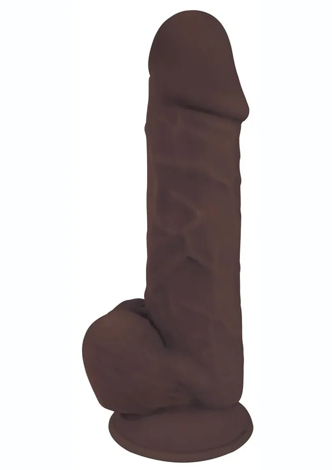 Dildos FleshStixxx Fleshstixxx Dual Density Silicone Bendable Dong with Balls