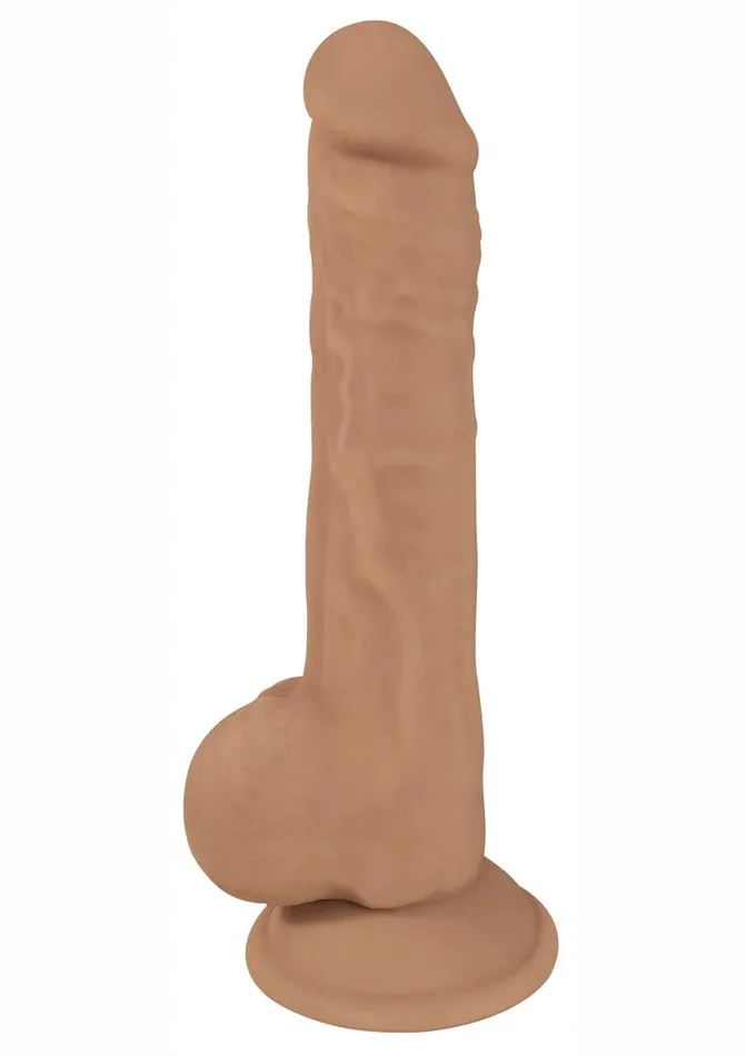 Dildos FleshStixxx Fleshstixxx Dual Density Silicone Bendable Dong with Balls