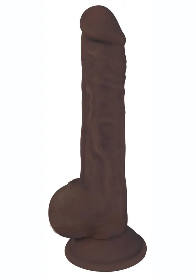 Dildos FleshStixxx Fleshstixxx Dual Density Silicone Bendable Dong with Balls