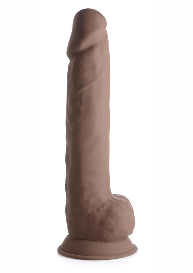 Dildos FleshStixxx Fleshstixxx Dual Density Silicone Bendable Dong with Balls