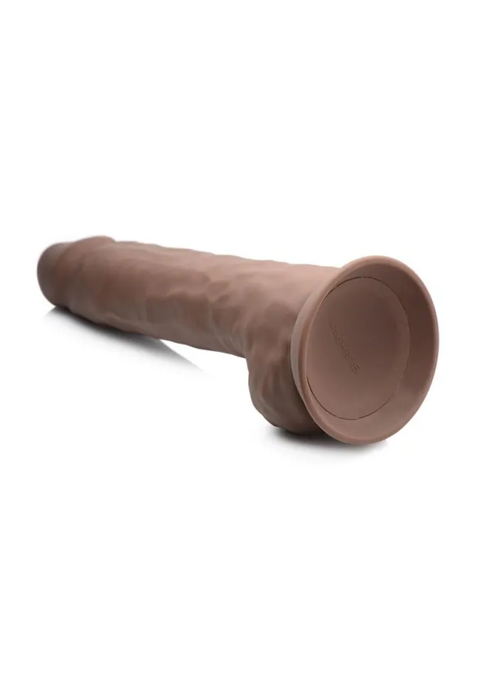 Dildos FleshStixxx Fleshstixxx Dual Density Silicone Bendable Dong with Balls