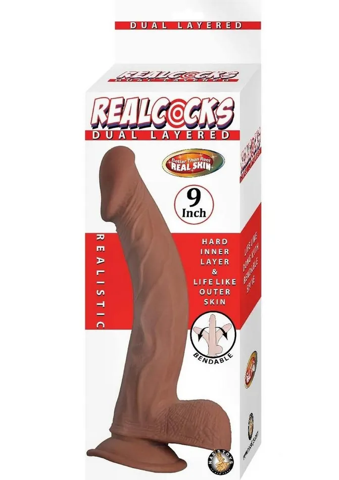 Dildos Realcocks Dual Layered Bendable Dildo Realcocks