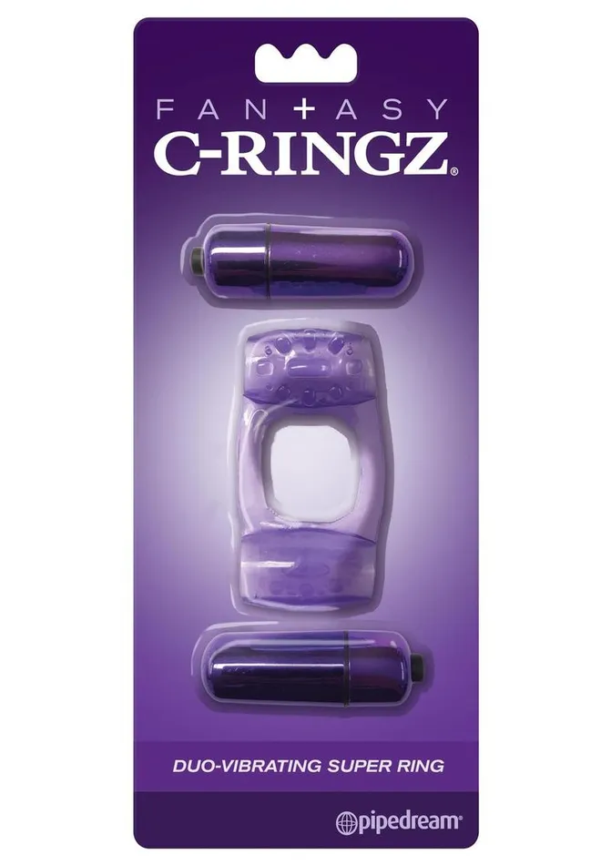 Fantasy CRingz DuoVibrating Super Cock Ring with Bullet Fantasy CRingz Male Sex Toys Fantasy CRingz DuoVibrating Super Cock Ring with Bullet Fantasy CRingz Male Sex Toys