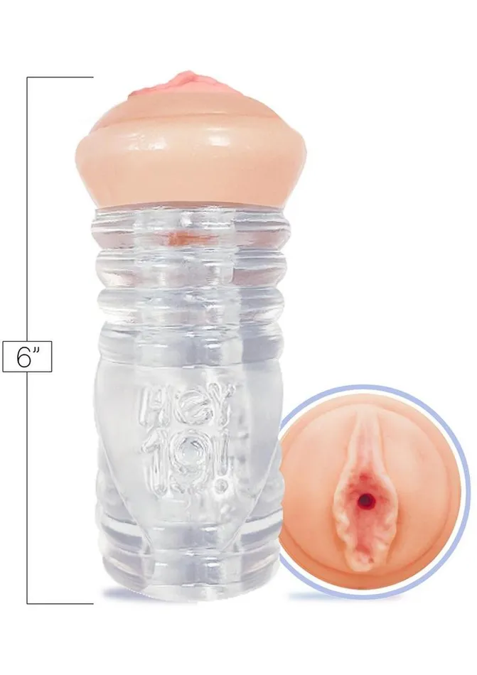 Female Sex Toys Hey 19 Clearstroke Dual End Pussy Charlie Laine Hey 19