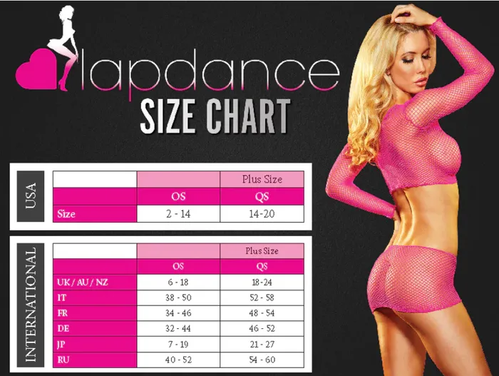 Female Sex Toys Lapdance Lapdance 2 Piece Glow In The Dark Long Sleeve Crop Top Panty Set