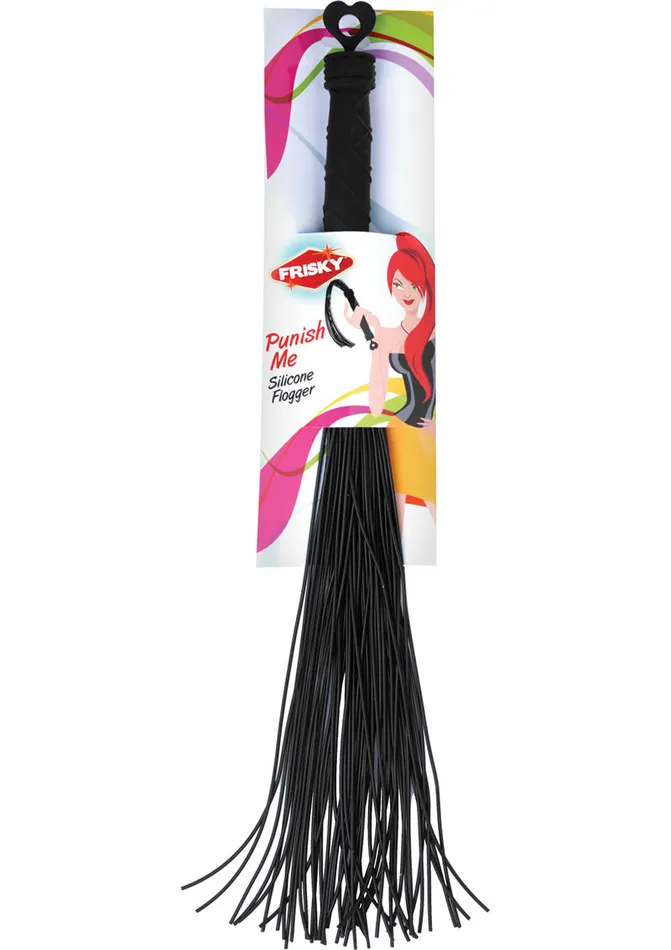 Frisky Punish Me Silicone Flogger Frisky Female Sex Toys