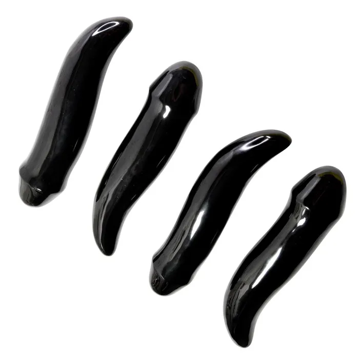 Gemstone Yoni Vibrators Obsidian Phallus Yoni Wand
