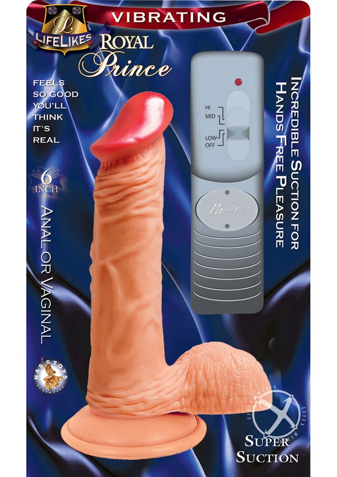 Lifelikes Lifelikes Vibrating Royal Prince Dildo Female Sex Toys