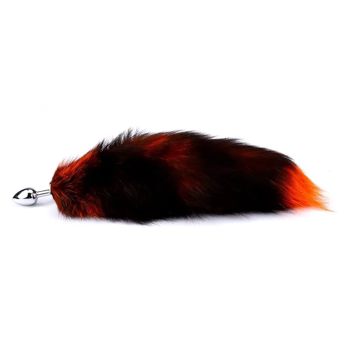 Love Plugs Anal Black Orange Cat Tail Plug 16 Love Plugs Anal Black Orange Cat Tail Plug 16