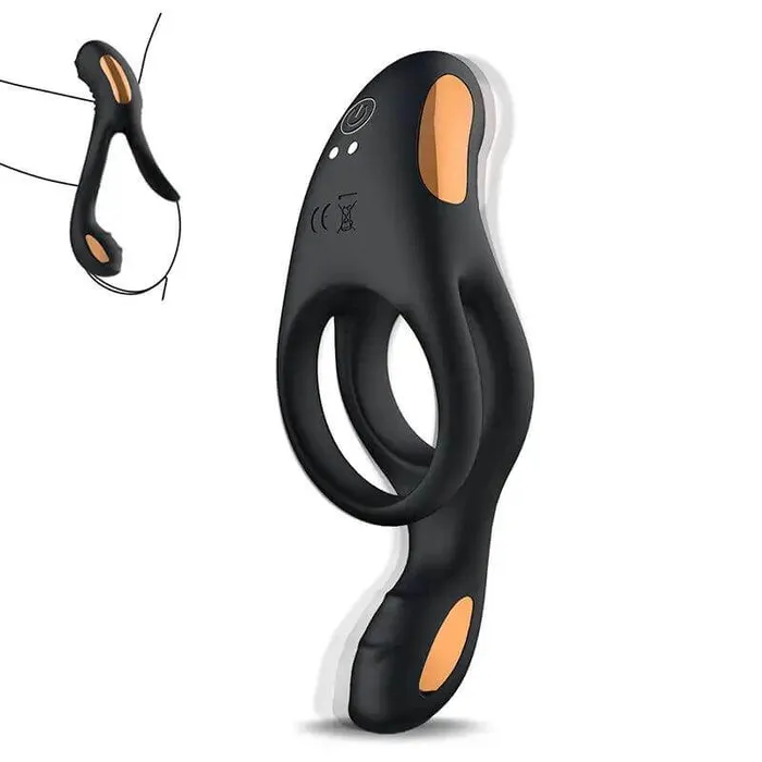 Male Sex Toys Adjustable Vibrating Cock Ring Inyarose