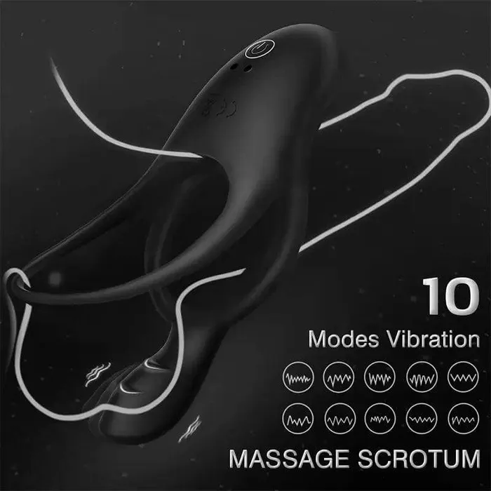 Male Sex Toys Adjustable Vibrating Cock Ring Inyarose