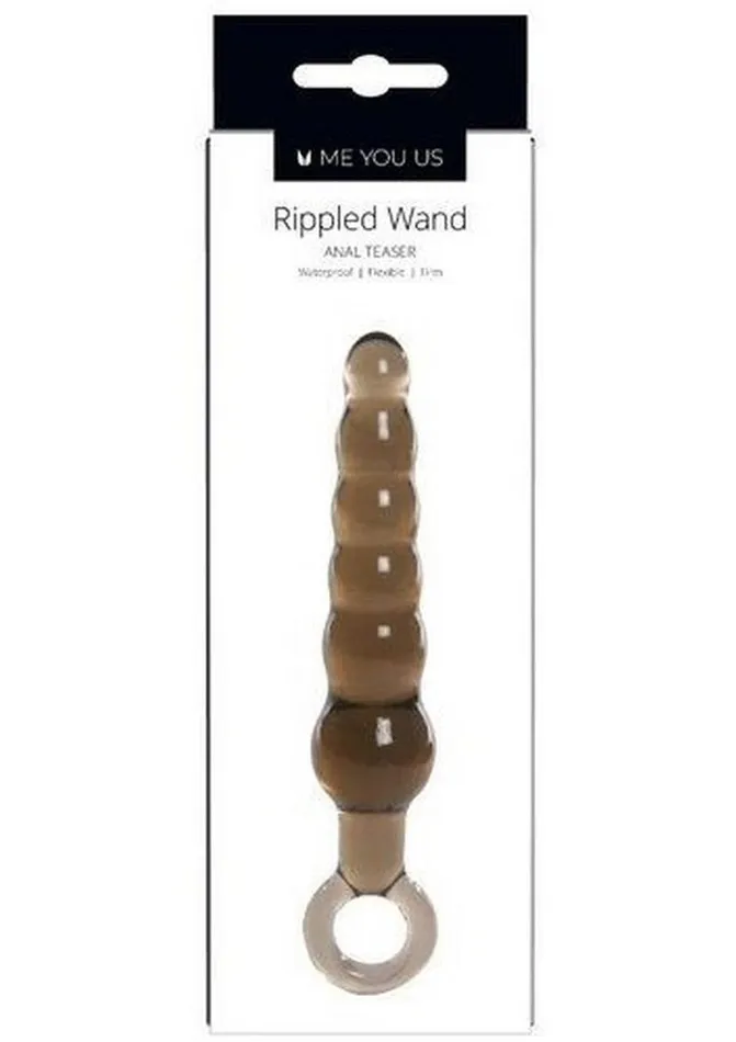 Male Sex Toys Me You Us ME YOU US Rippled Anal Teaser Wand Anal Plug