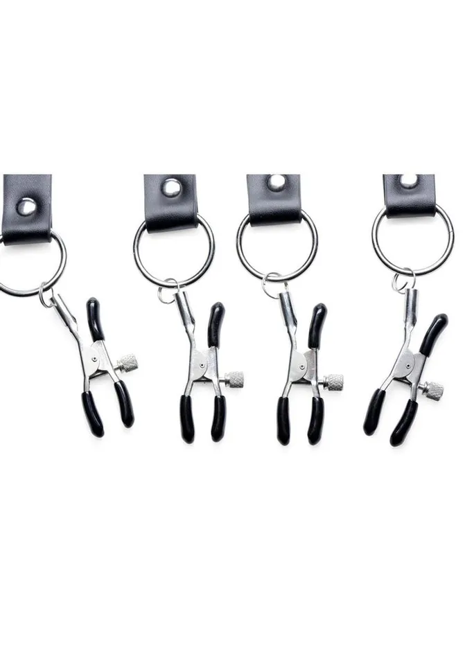 Master Series Spread Labia Spreader Straps Master Series Male Sex Toys