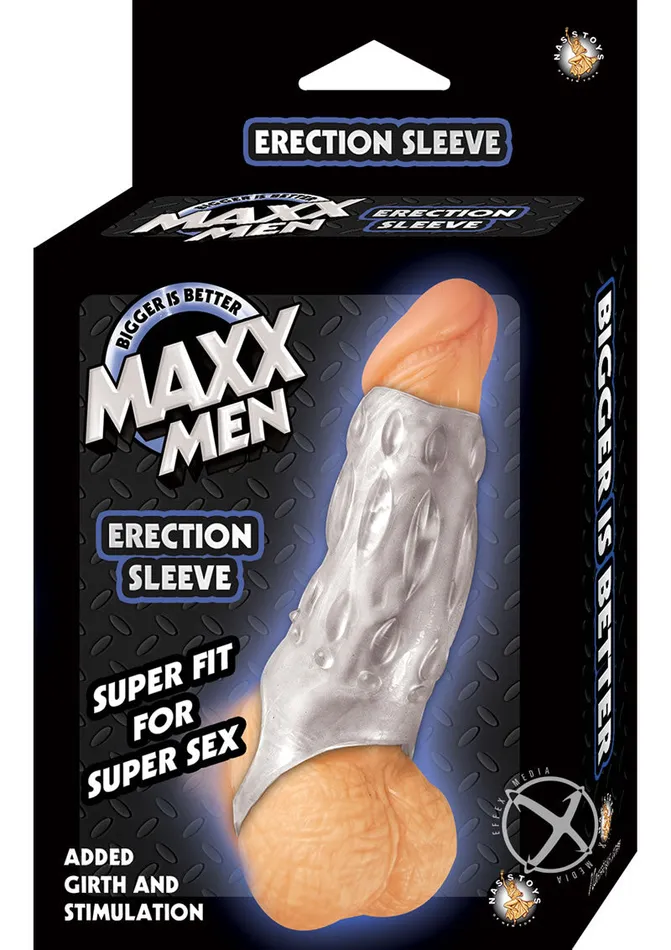 Maxx Men Erection Sleeve Cock Ring Maxx Men Male Sex Toys Maxx Men Erection Sleeve Cock Ring Maxx Men Male Sex Toys