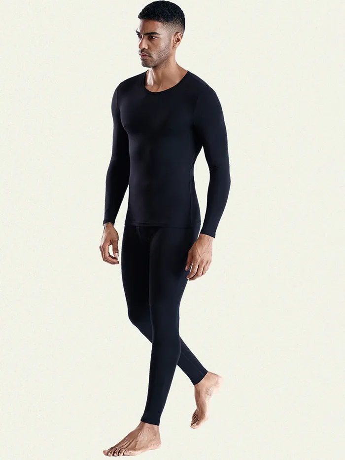 mysite Mens Ultra Soft Base Layer Thermal Underwear Set Male Sex Toys