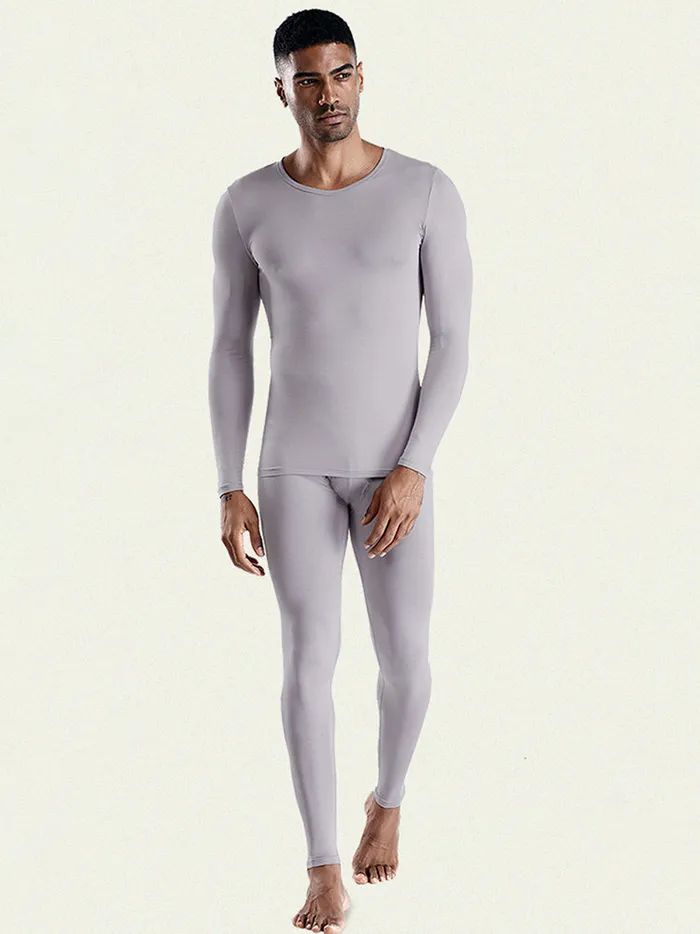 mysite Mens Ultra Soft Base Layer Thermal Underwear Set Male Sex Toys