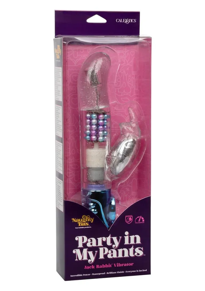 Naughty Bits Female Sex Toys Naughty Bits Party In My Pants Jack Rabbit Rotating and Gyrating Vibrator