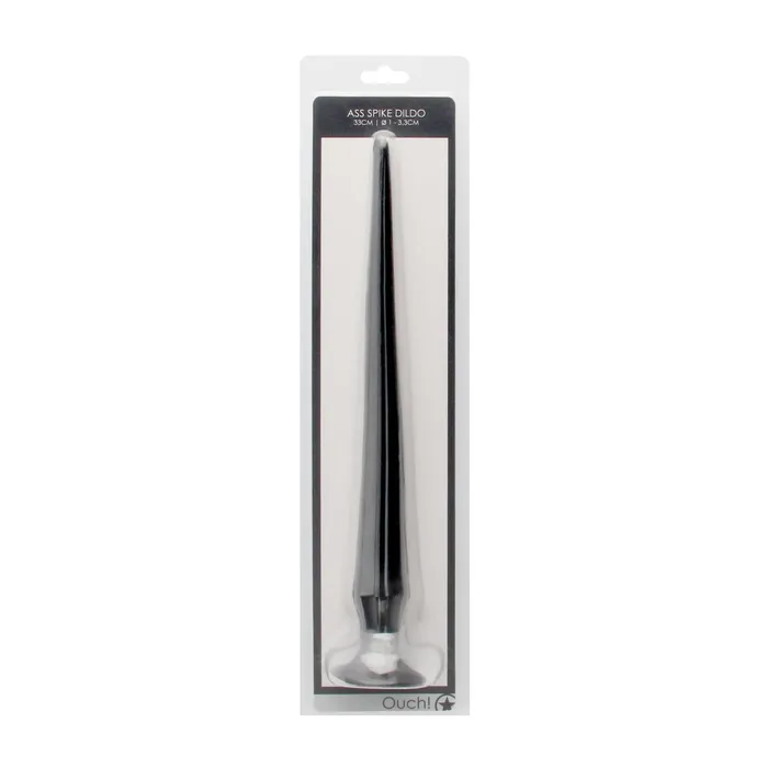 Ouch Ass Spike Dildo Black 13 Inch Ouch Anal