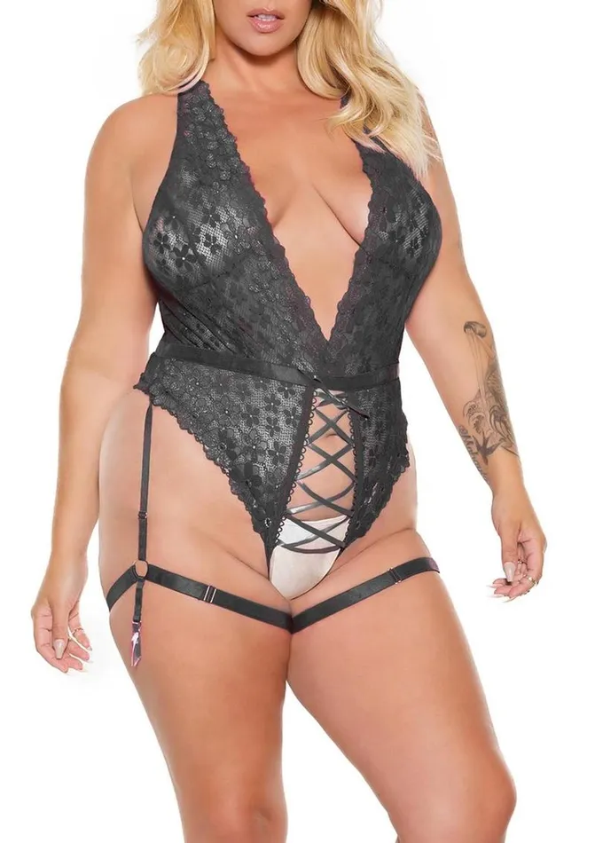 Pink Pussycat Pink Pussycat Crotchless Teddy Vibrators