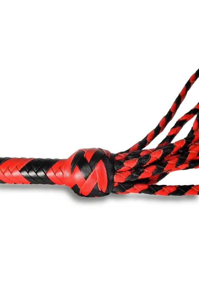 Prowler RED Vibrators Prowler Red Long Handle Flogger