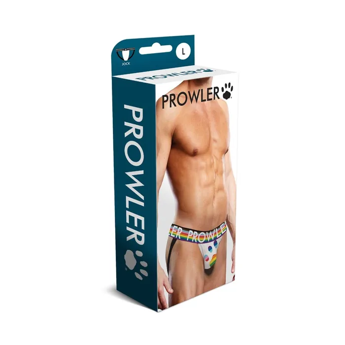 Prowler White Oversized Paw Jock Strap White Prowler Female Sex Toys