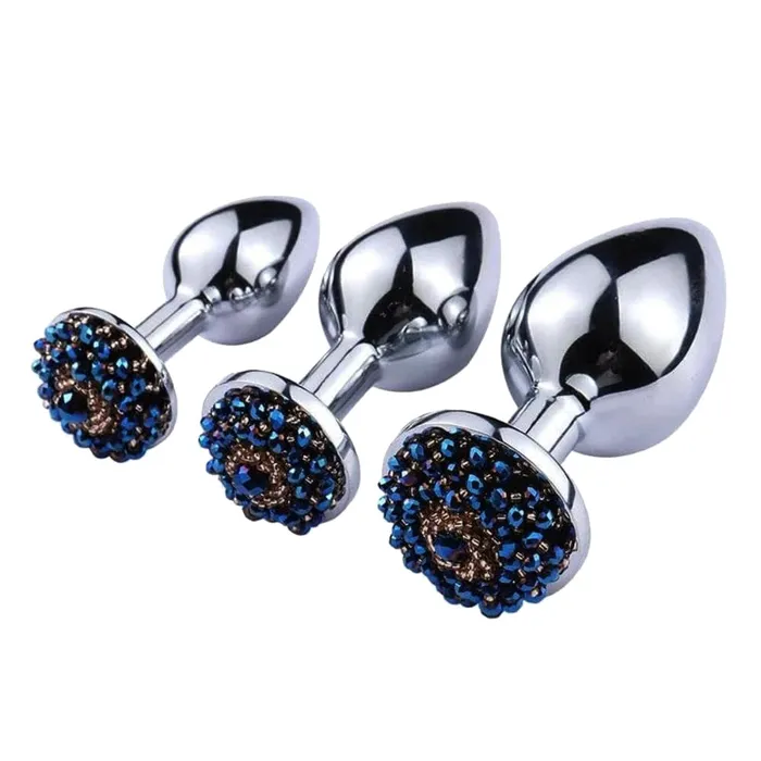 Rhinestone Stretching Anal Training Set 3 Piece Love Plugs Anal Rhinestone Stretching Anal Training Set 3 Piece Love Plugs Anal