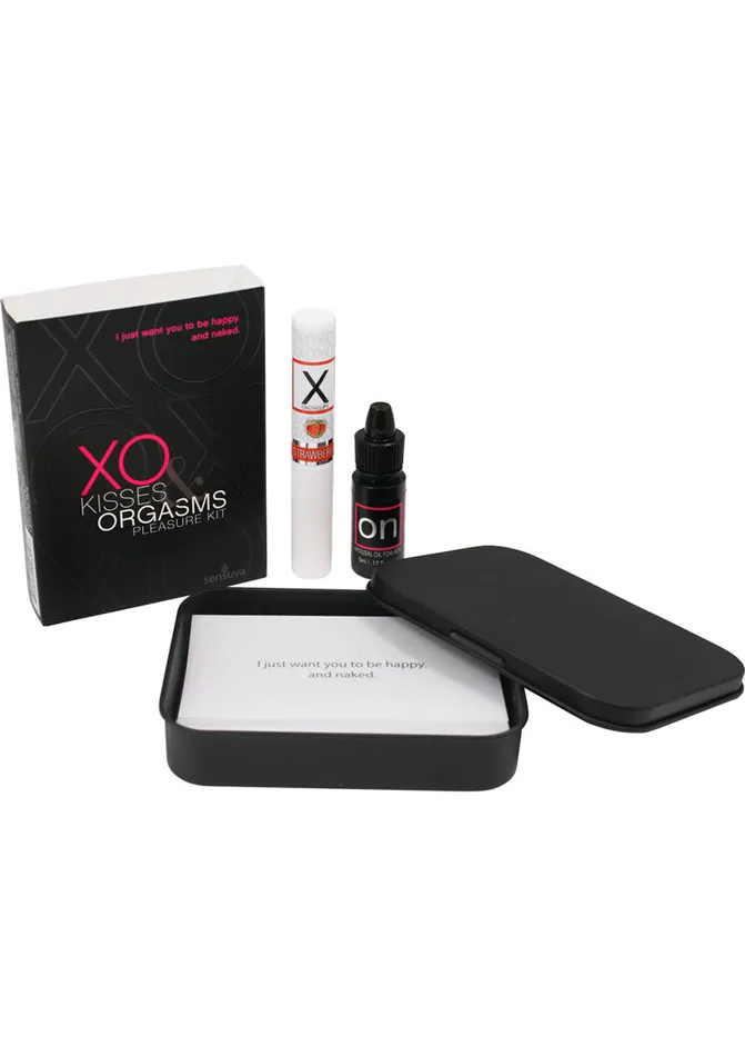 Sensuva Pleasure Kits Vibrators Xo Kisses and Orgasms Pleasure Kit