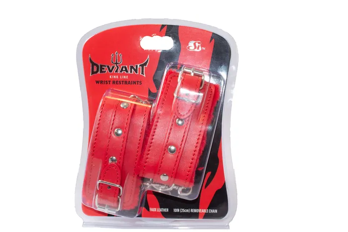 SI Novelties Restraints Si95193 RISQUE WRIST RESTRAINTS RED